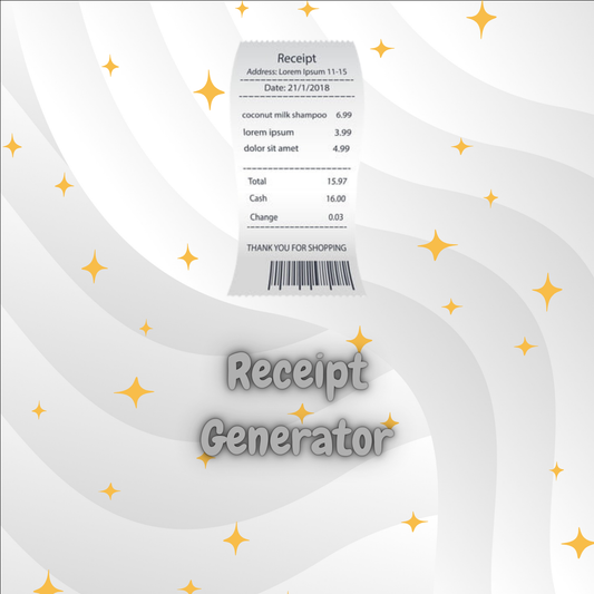 Receipt Generator